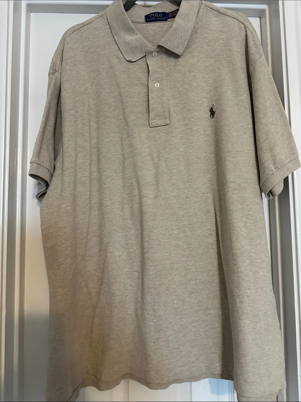 Polo by Ralph Lauren Stone Beige Short-Sleeve Polo